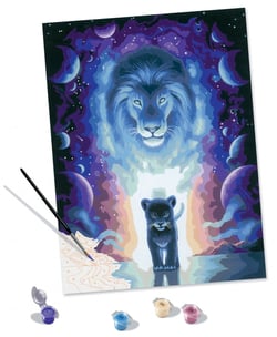 Peinture au numéro Ravensburger - CreArt - Lion - 30 x 40 cm