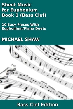 Sheet Music for Euphonium - Book 1 (Bass Clef) - Brass And Piano Duets Sheet Music, #4