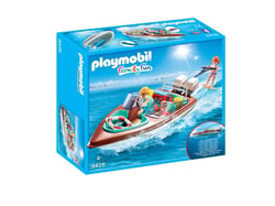 Vacanciers avec vedette moteur sub - Playmobil® - Family Fun - 9428