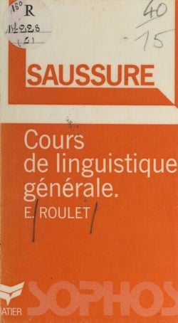 F. de Saussure - Cours de linguistique générale