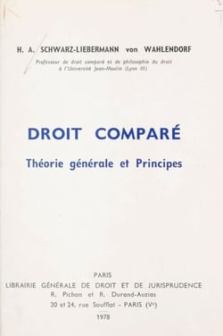 Droit comparé : théorie générale et principes