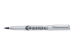 Marqueur permanent - Noir - CD-R / DVD-R - Pointe fine - Pentel