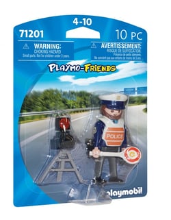 Policier et radar