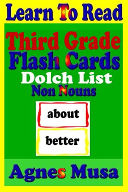 Third Grade Flash Cards - Dolch List Non Nouns - Learn To Read, #26