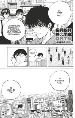 Sakamoto Days - Chapitre 214 - Annonce : enfant perdu