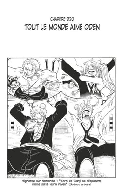 One Piece édition originale - Chapitre 920 - Tout le monde aime Oden