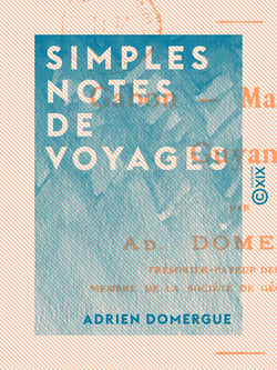Simples notes de voyages - Gabon, Madagascar, Guyane