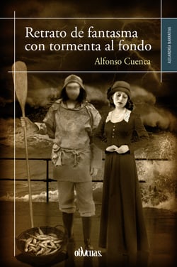 Retrato fantasma con tormenta al fondo