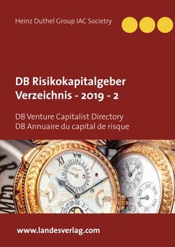 DB Risikokapitalgeber Verzeichnis  - 2019  - 2 - DB Venture Capitalist Directory DB  Annuaire du capital de risque
