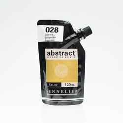 Tube 120 ml de peinture acrylique Sennelier - Abstract - Iridescent Or n°028 - Fine - Opaque