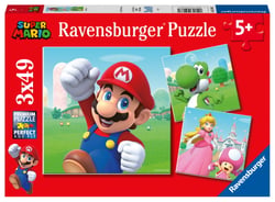 Puzzles 3x49 pièces - Super Mario