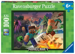Puzzle 100 pièces XXL - Monstres de Minecraft