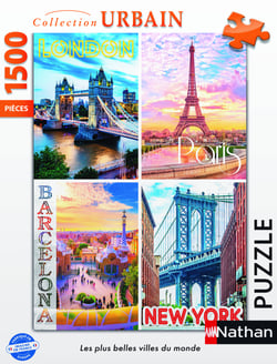 Puzzle N 1500 pièces - Les plus belles villes du monde