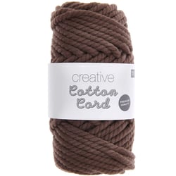 Pelote de fil macramé 100% coton - Rico Design - Creative Cotton - Moka