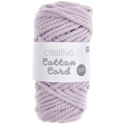 Pelote de fil macramé 100% coton - Rico Design - Creative Cotton - Lavande