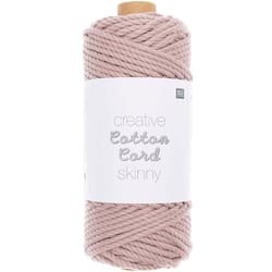 Pelote de fil macramé 100% coton - Rico Design - Creative Cotton Skinny - Poussière 004