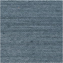 Pelote de fil à crocheter 100% coton - Rico Design - Essentiel Crochet - Gris souris 011