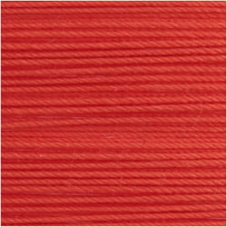Pelote de fil à crocheter 100% coton - Rico Design - Essentiel Crochet - Corail 033