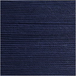 Pelote de fil à crocheter 100% coton - Rico Design - Essentiel Crochet - Bleu nuit 037