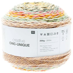 Pelote de fil à tricoter - Rico Design - Creative Chic Unique - Terra 03