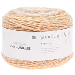 Pelote de fil à tricoter - Rico Design - Creative Chic Unique - Poudre 07