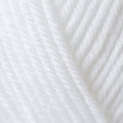 Pelote de fil à tricoter - Rico Design - Baby Classic DK - Blanc 01