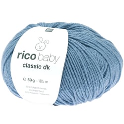 Pelote de fil à tricoter - Rico Design - Baby Classic DK - Bleu 14