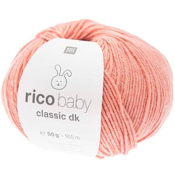 Pelote de fil à tricoter - Rico Design - Baby Classic DK - Flamant rose 57