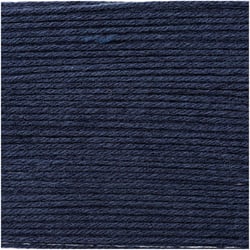 Pelote de fil à tricoter - Rico Design - Baby Classic DK - Bleu nuit 61