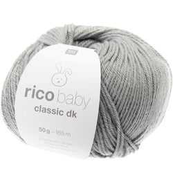Pelote de fil à tricoter - Rico Design - Baby Classic DK - Grey