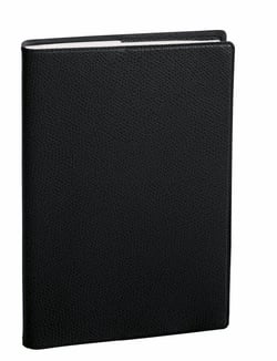 Agenda civil semainier 2025 Quo Vadis - Noir - 10 x 15 cm - Plain Impala