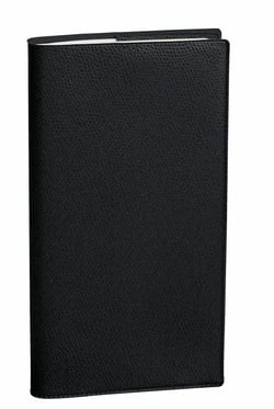 Agenda civil semainier 2026 Quo Vadis - Noir - 8,8 x 17 cm - Silma