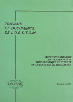 Le fonctionnement du transporteur tonoplastique du citrate du latex d'Hévéa Brasiliensis - Relations avec l'activité adhénosine-triphosphatase membranaire