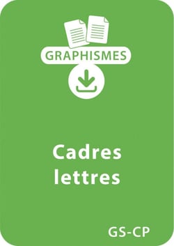 Jeux graphiques  autour des lettres GS/CP - Cadres lettres - Un lot de 9 fiches à télécharger