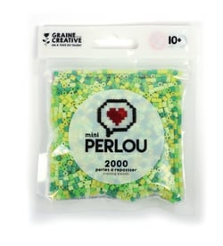 Sachet Mini perlou - Vert opaque