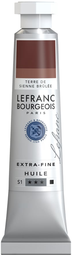 Peinture à l'huile extrafine - 20 ml - terre de sienne brûlée