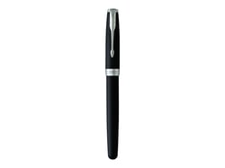 Stylo roller - Noir - Sonnet Noir mat, finitions palladium - Pointe fine - Parker