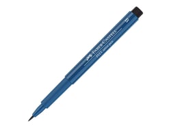 Feutre Faber-Castell - Pointe brush B - bleu indanthrène - Pitt Artist Pen
