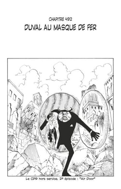 One Piece édition originale - Chapitre 492 - Duval au masque de fer