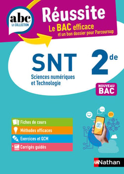 SNT 2de - ABC Réussite - Programme de seconde 2026-2027 - Cours, Méthode, Exercices - EPUB