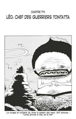 One Piece édition originale - Chapitre 774 - Léo, chef des guerriers Tontatta