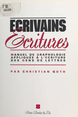 Écrivains, écritures