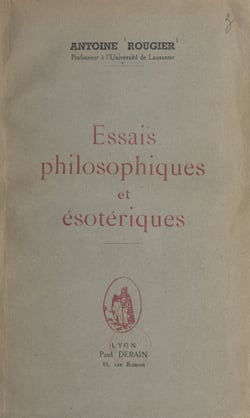 Essais philosophiques et ésotériques