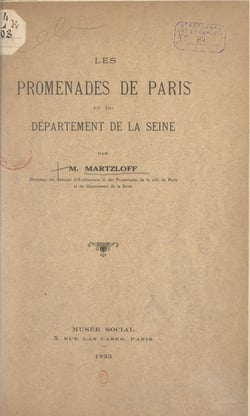 Les promenades de Paris et du département de la Seine