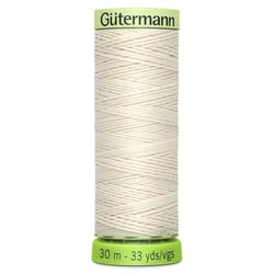 Fil à coudre Gütermann -  rPET Super Résistant - Beige n°802