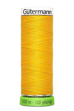 Fil à coudre Gütermann - RPET - Jaune n°106