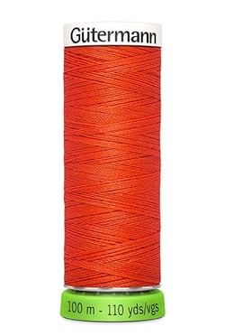 Fil à coudre Gütermann - RPET - Orange n°155