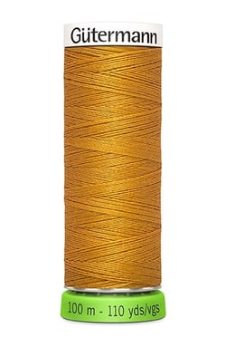 Fil à coudre Gütermann - RPET - Jaune n°412
