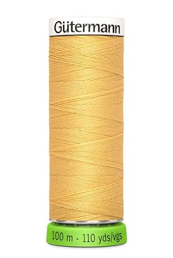 Fil à coudre Gütermann - RPET - Jaune n°415