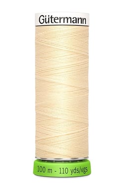 Fil à coudre Gütermann - RPET - Blanc n°610